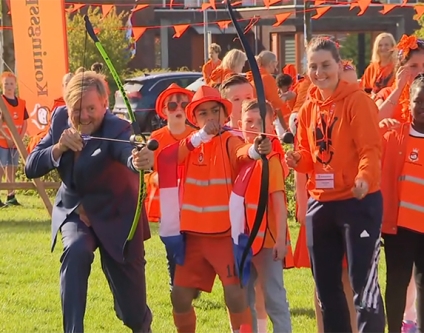 Koning Willem-Alexander opent Koningsspelen in Zeewolde